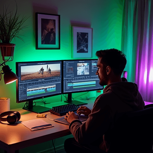 Creative Editing & Storytelling Workspace